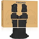 OEDRO Fit for Subaru Forester 2026 2025 Floor Mats Trunk Mat with Backrest Mat, Custom Fit TPE All Weather Floor Liners Accessories, Anti-Slip Back Seat Protector Fit for Forester, Full Mat Set