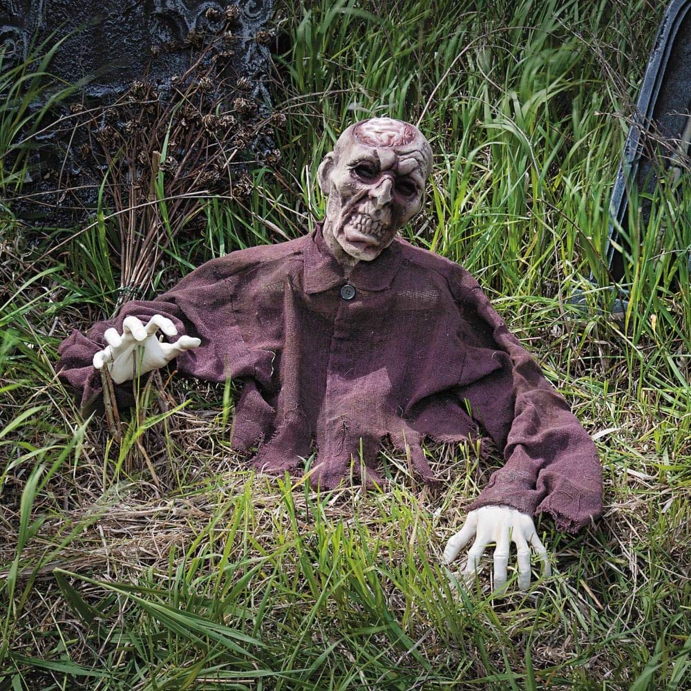 Brain Zombie Ground Breaker Halloween Decoration Prop eBay