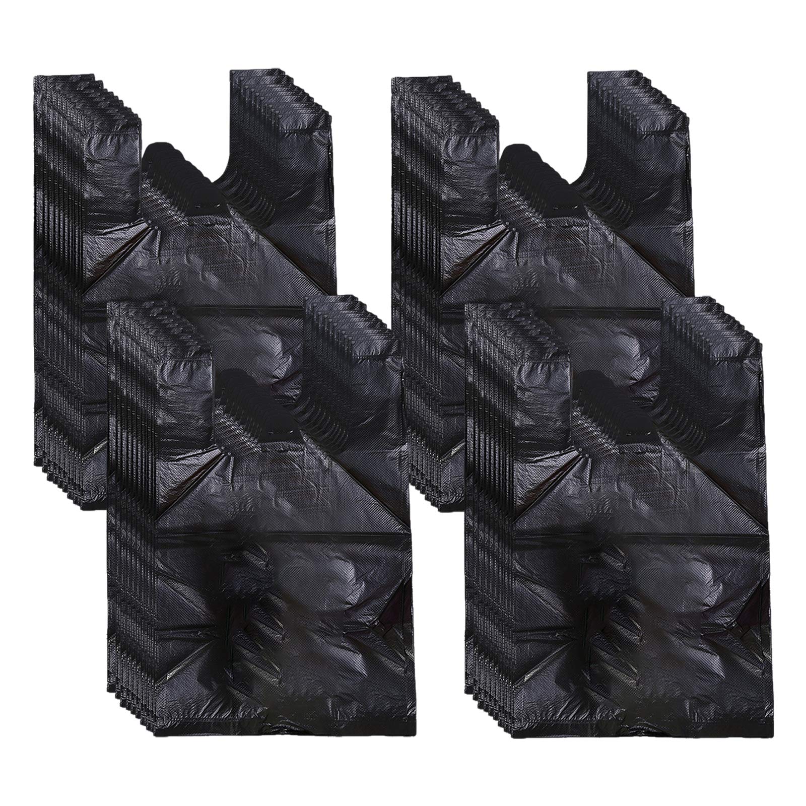 Women Sanitary Disposal Bags, 400 pcs Women Personal Napkin Disposal Bags, with Handles Sanitary Waste Bag, Suitable for Sanitary Napkin (Black)