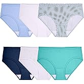 Fruit of the Loom womens 6 Pack Hipster Covered Waistband