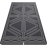 agoy STUDIO NOMAD Premium Yoga Mat – 6mm Cushioned, Non-Slip, Double-Sided Design with Alignment Pattern – For Comfort, Stability & Joint Protection – Easy Clean, Ideal for Home, Studio & Travel
