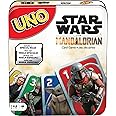 UNO Star Wars The Mandalorian in Storage Tin, Themed Deck & Special Rule, Gift for Kid, Adult & Family Game Nights, Ages 7 Ye