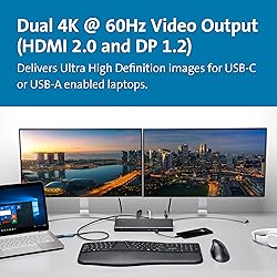 Kensington SD4750P USB-C Displaylink Docking
