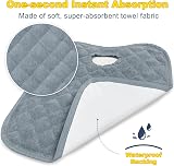 mwellewm 2Pcs Waterproof Baby Car Seat Protectors Grey Black Potty Training view 3