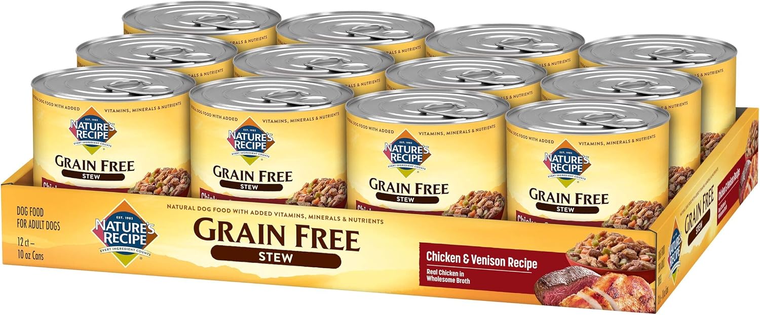 nature's recipe venison dog food