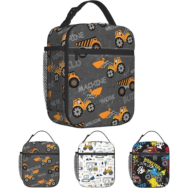 Linqin Toddler Backpack – Tractor Construction Design, Small Bookbag For Boys & Girls Ages 3-7 - View #6