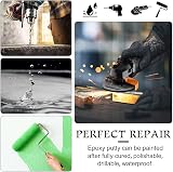 DecorRom Epoxy Putty 8oz 227g 2 Part Underwater Above Repair Black view 4