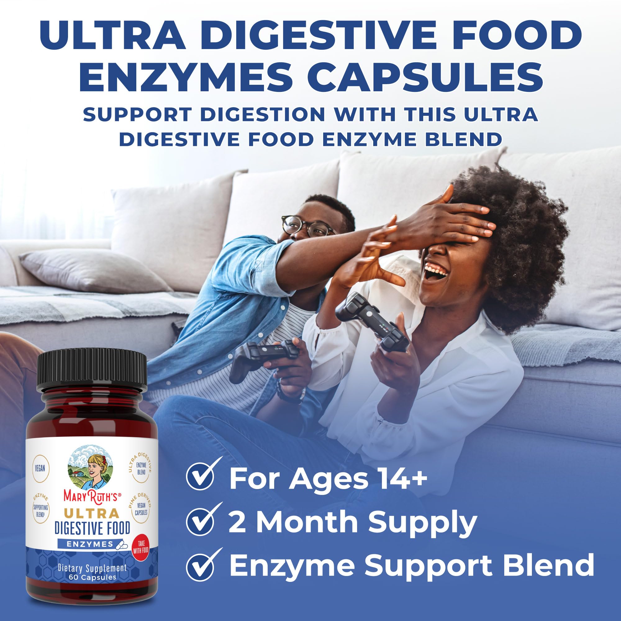Ultra Digestive Enzymes Capsules Up to 2 Month Supply Enzyme