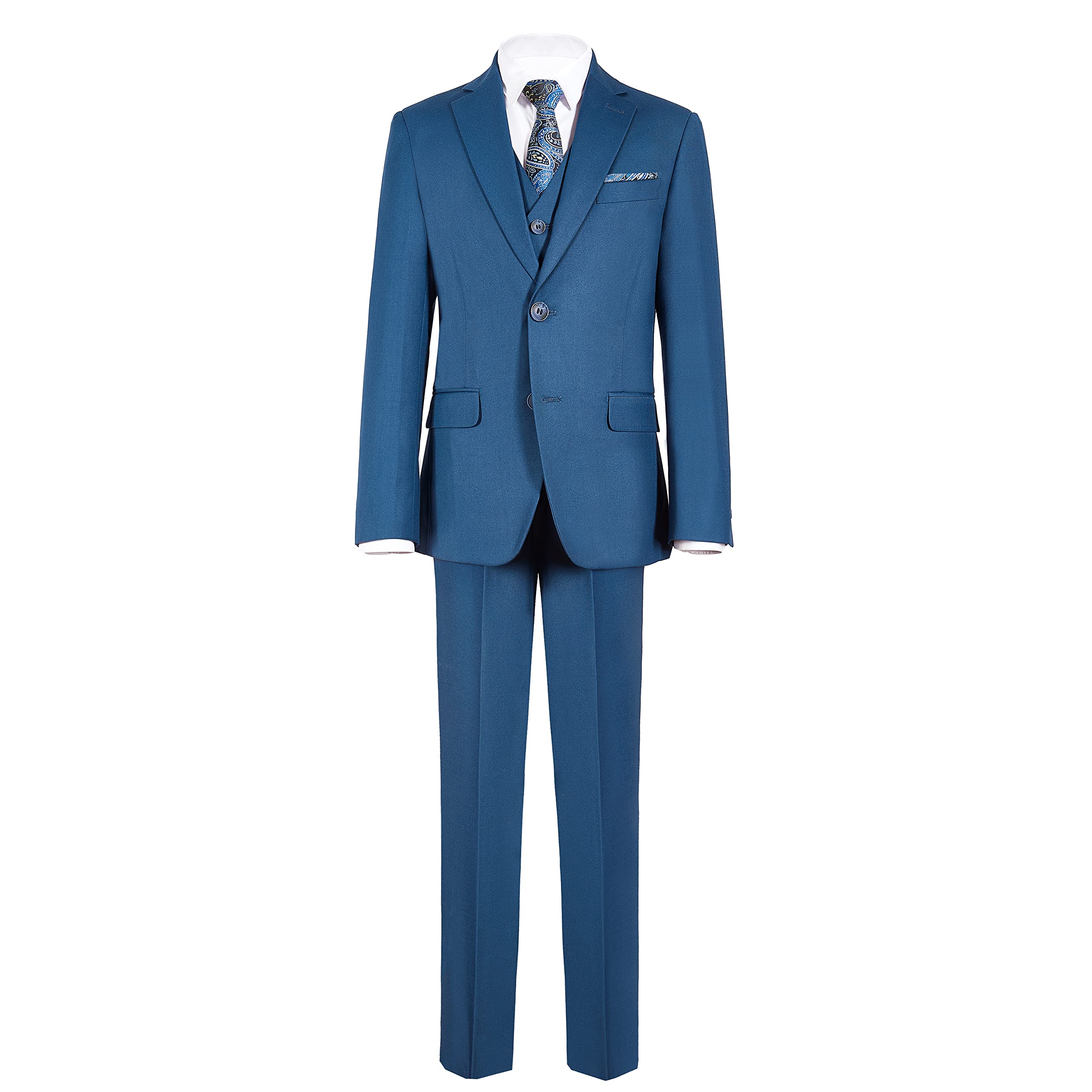 Marvelous World Boys Suits Royal Blue Slim Fit Size