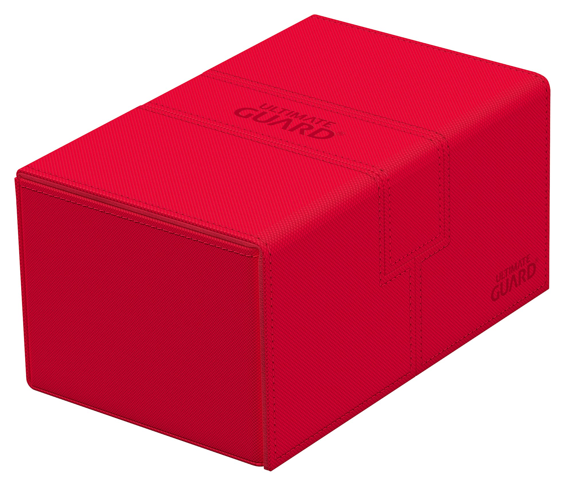 Ultimate Guard UGD011236 Twin Flip'n' Tray 160+ XenoSkin Monocolour Red Card Box