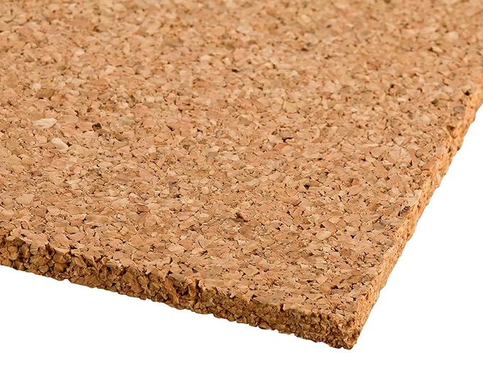 Presskorkplatte | Korkplatte | Pinnwand Kork | 900x600 mm | verschiedene Stärken (Dicke) | 90x60 cm (5 mm dick)