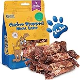 gazeupon Dog Treats, Made with Real Chicken and Beef Meat, Healthy Dog Chew w/Glucosamine Chondroitin, High Protein, Rawhide Free