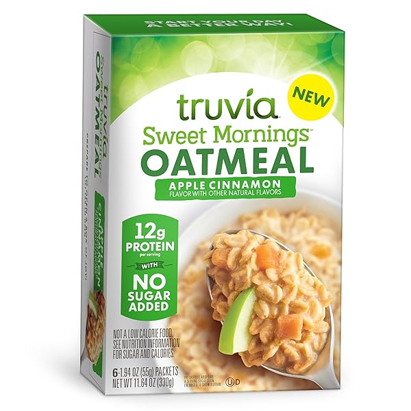TRUVIA® SWEET MORNINGS™ APPLE CINNAMON INSTANT ROLLED OAT...