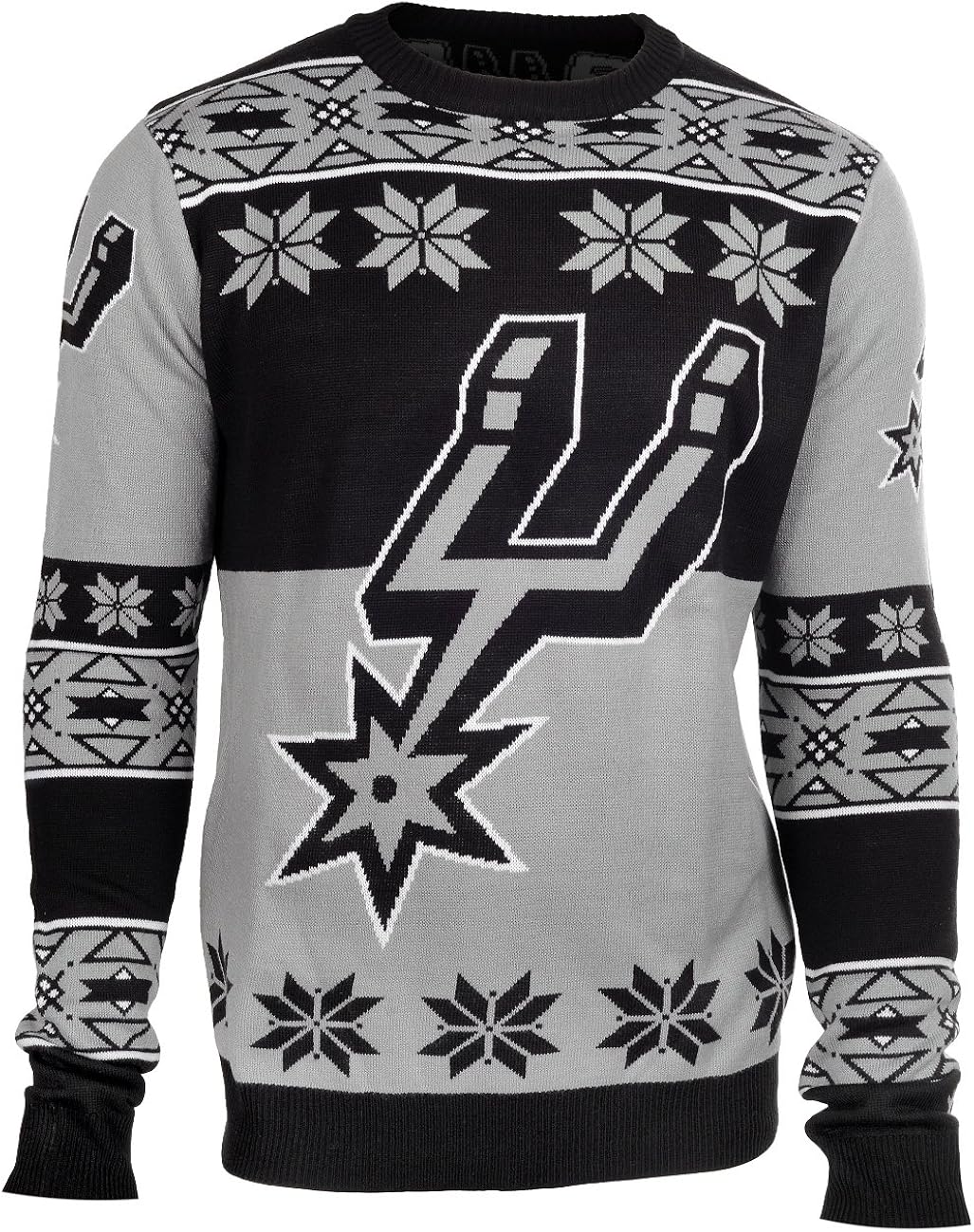 Amazon.com : San Antonio Spurs Big Logo Ugly Crew Neck Sweater Large : Clothing