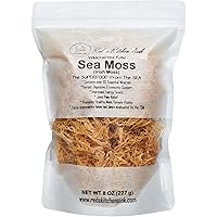 Sea Moss/Irish Moss - Wildcrafted - 100% Natural, Raw/Dried, Makes 120+ oz of Seamoss Gel, Imported from St. Lucia | Dr Sebi 