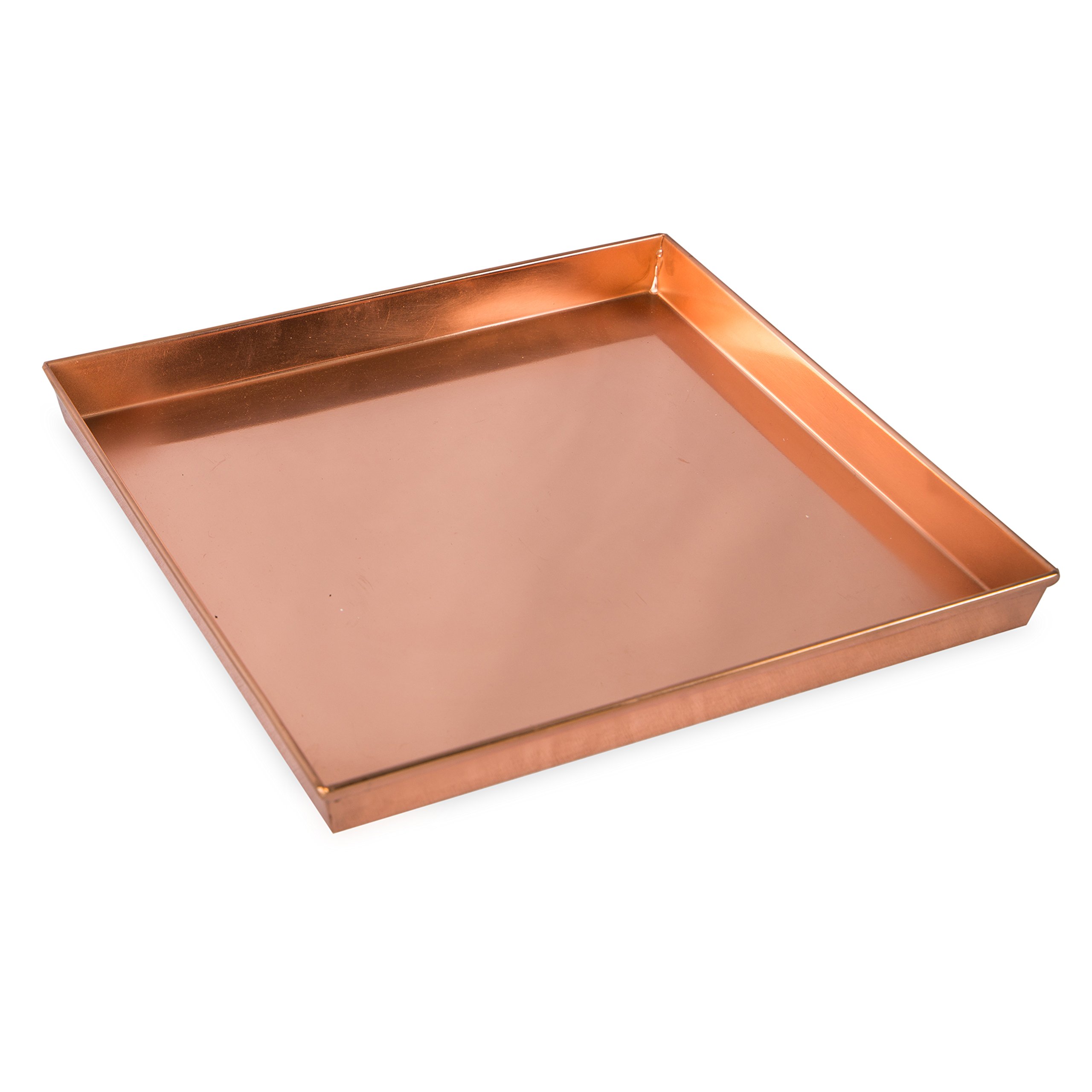 Achla Designs TRY-S10 Copper, 10 inch Square Tray, 10"