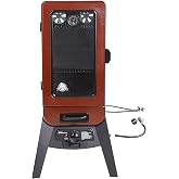 Pit Boss 3-Series Gas Vertical Smoker, Red Hammertone - 10773