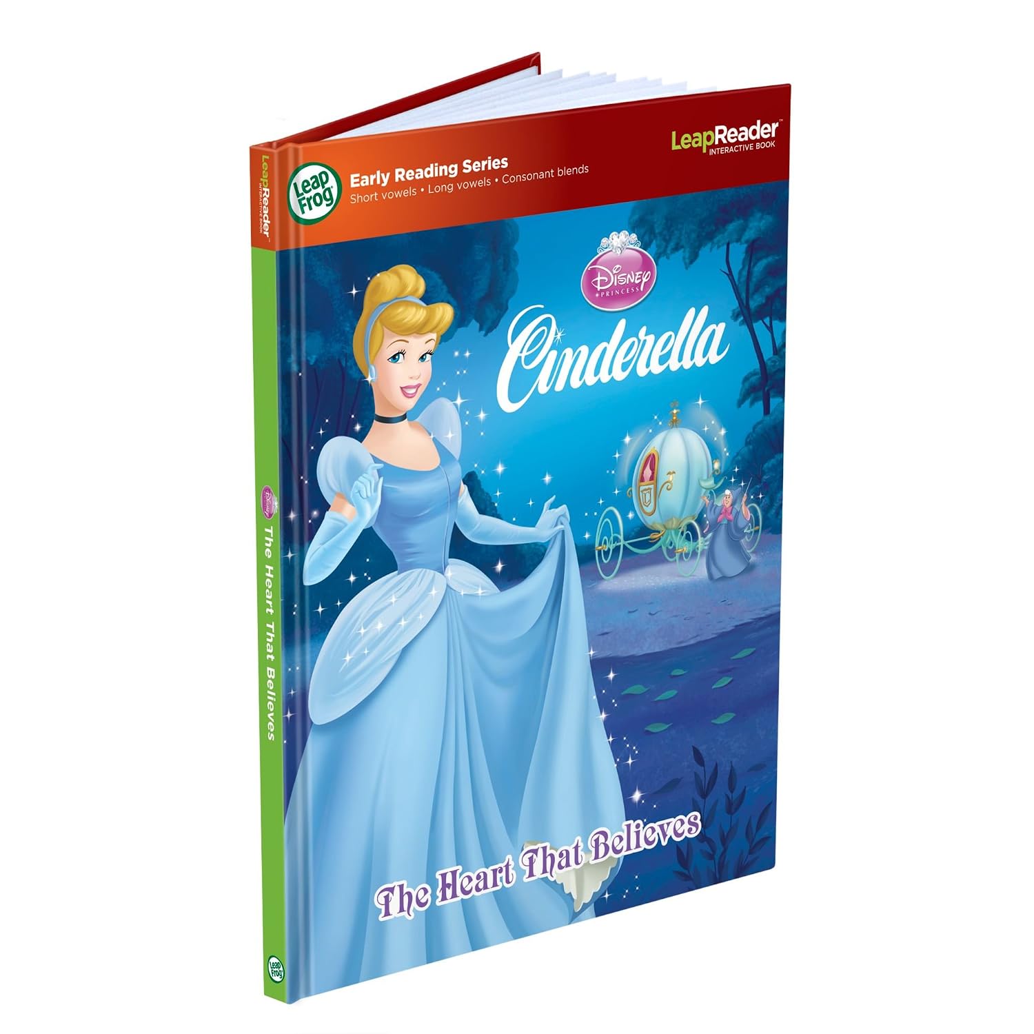 LeapFrog LeapReader Book Disney Cinderella The Heart That Believes (works with Tag)