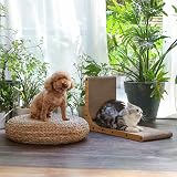FUKUMARU Cat Scratcher 68 cm L Shape Wall Mounted Cardboard Pad with Ball Toy view 4