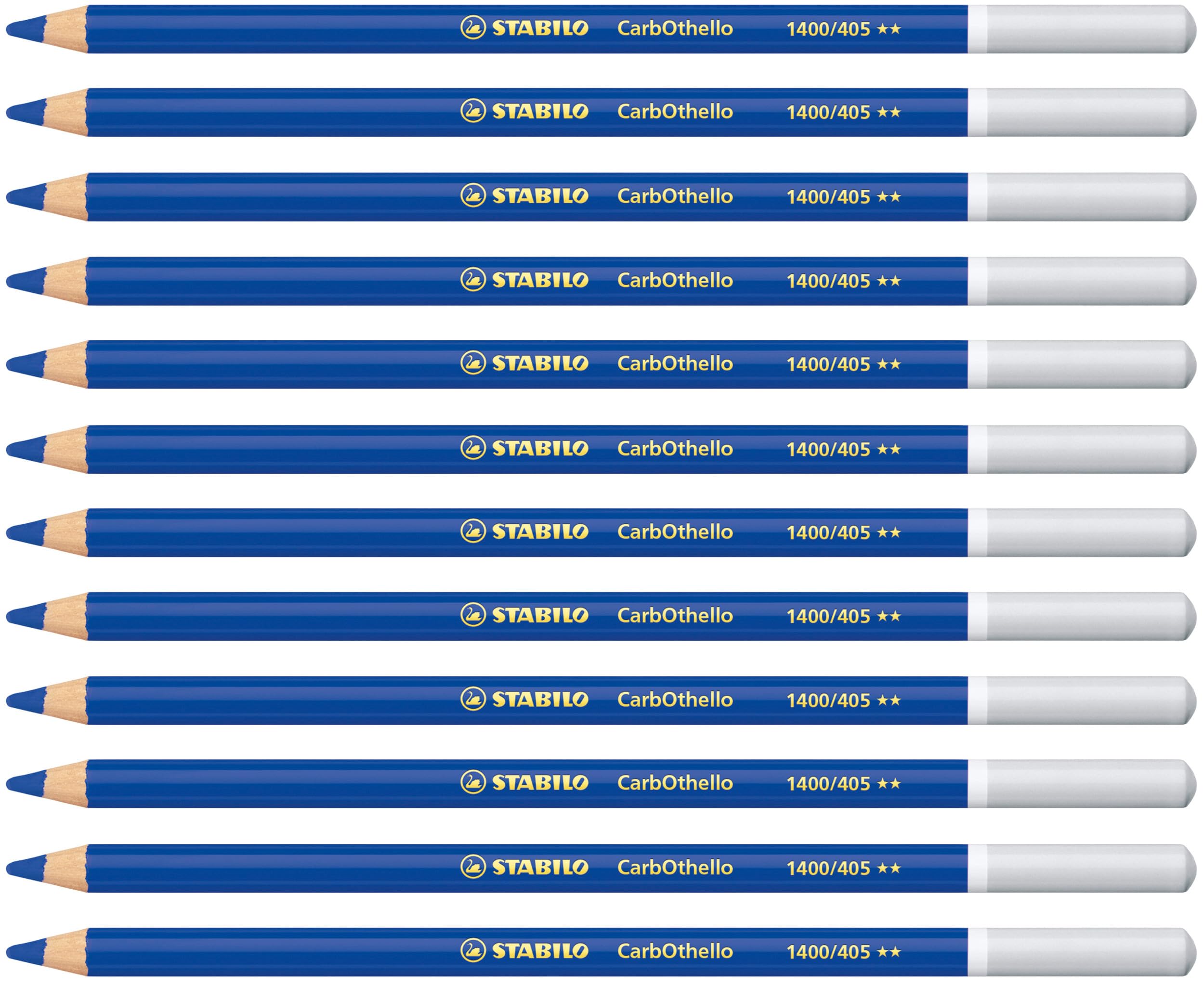 STABILO CarbOthello - Chalk-Pastel Pencil - Pack of 12 - Ultramarine