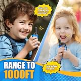 EUTOYZ Walkie Talkies for Kids 3-8 Year Olds Blue Outdoor Toy Gift Age 4-7 view 4