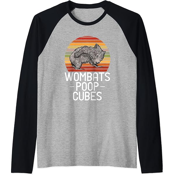 Amazon.com: Wombats Poop Cubes - Loves Wombat Long Sleeve T-Shirt