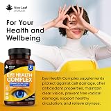 New Leaf Eye Health Complex Lutein Zeaxanthin ZincUK Made 120Caps view 3