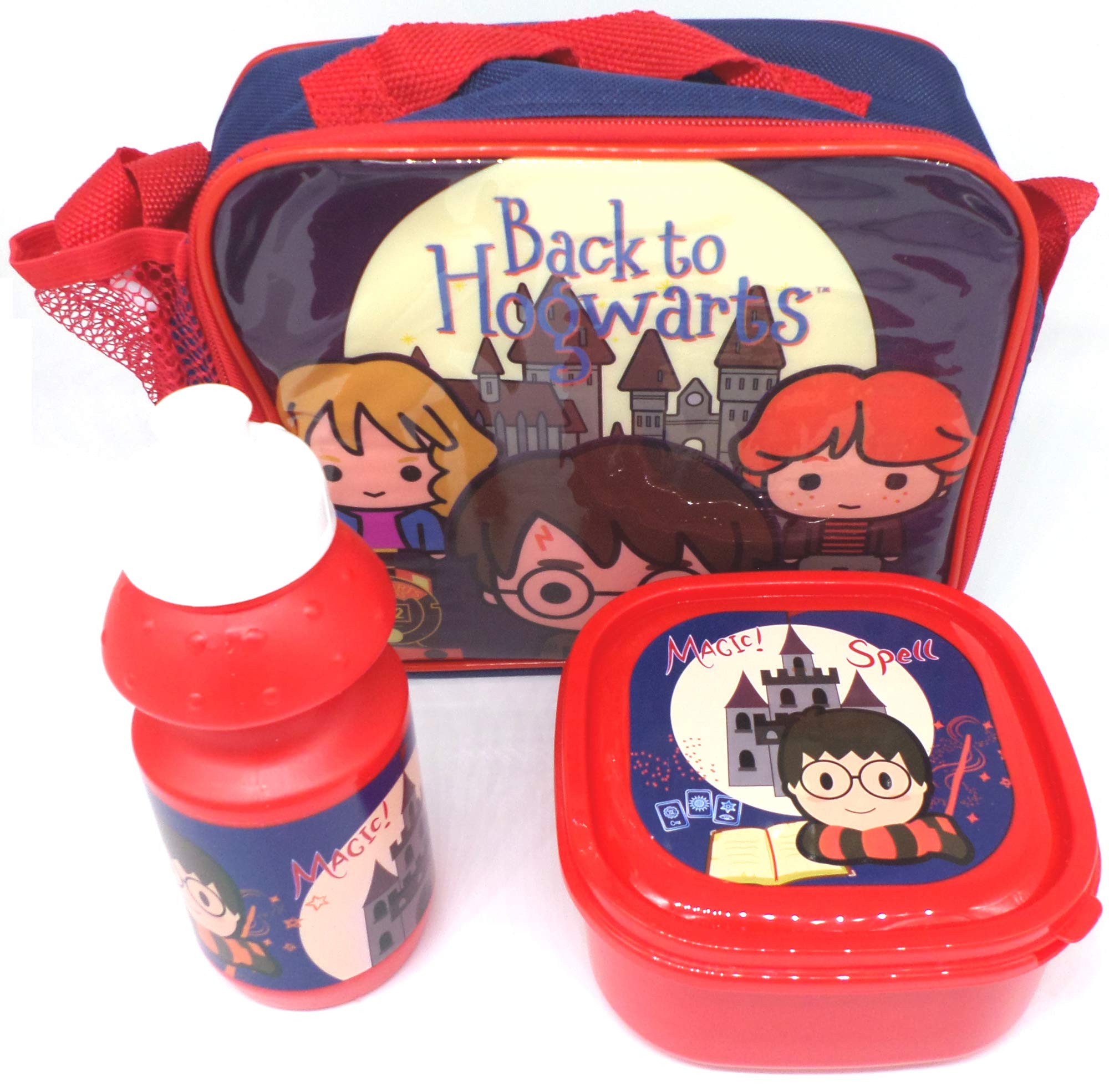 TLD Harry Potter Lunch Bag + Bottle + Sandwich Box - Gift Bundle