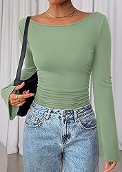 PRETTYGARDEN Women's Long Sleeve Shirts 2025 Fall