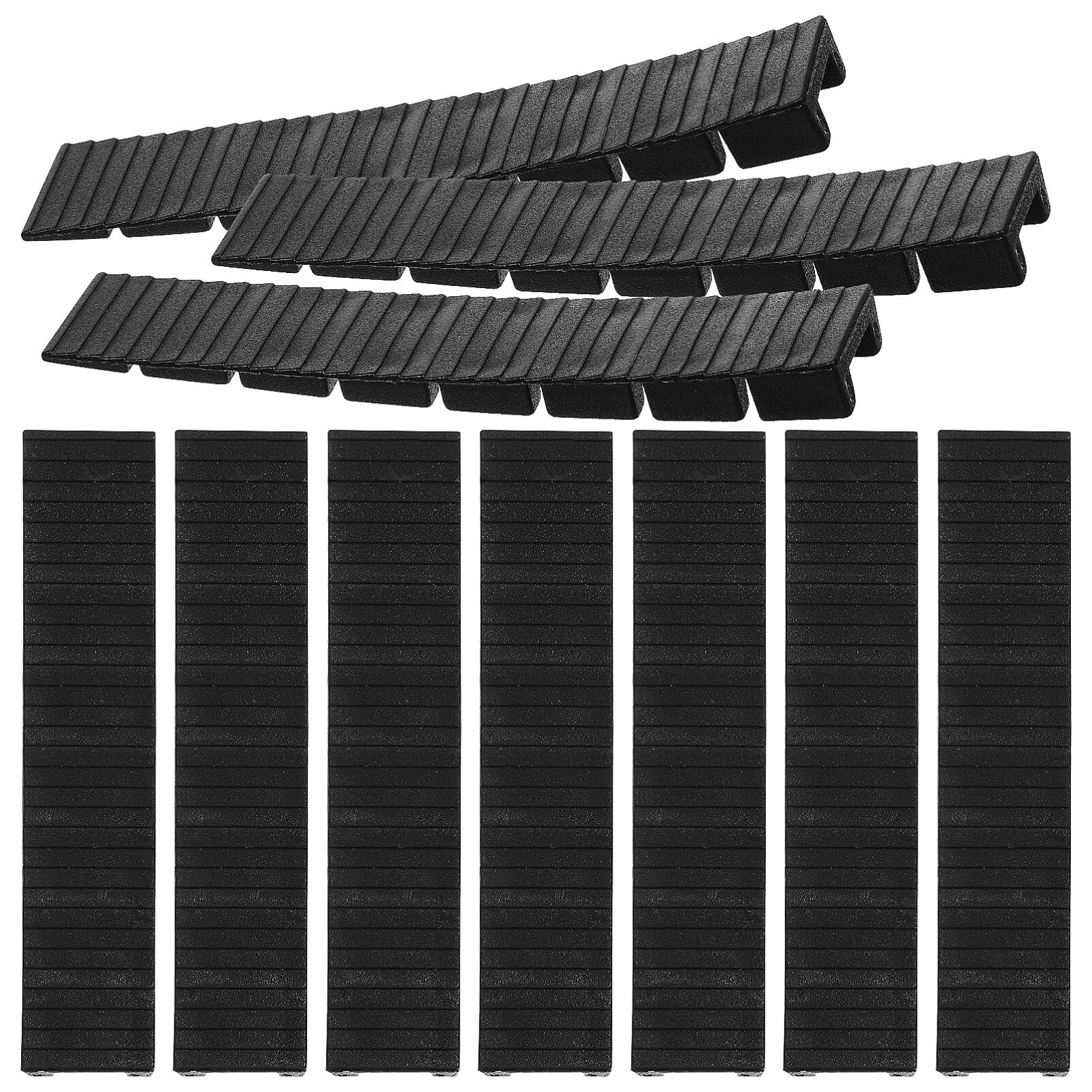 Mobestech Furniture Leveling Shims 20Pcs Plastic Wedges for Chair and Table Legs Floor Protection Adjustable Furniture Pads for Home and Office Use