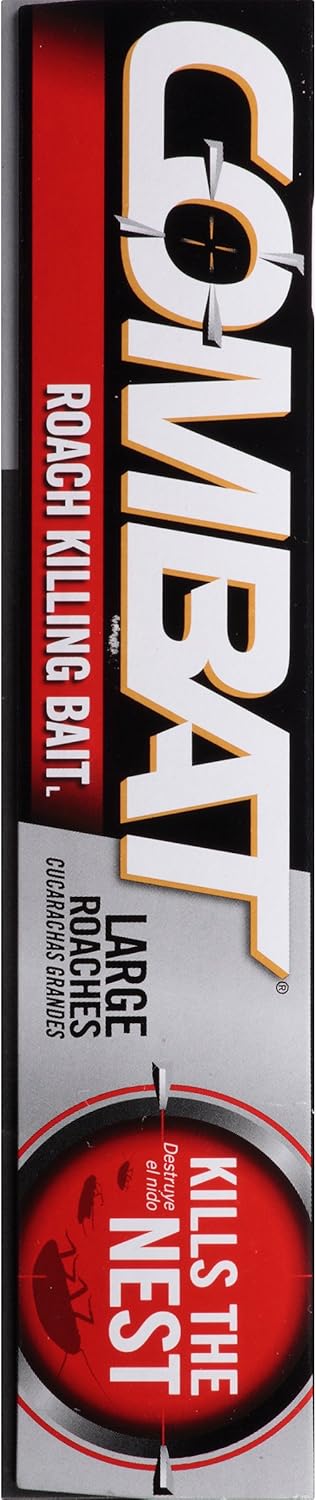 Combat Roach Killing Bait, Large Roach Bait Station, Kills the Nest, Child-Resistant, 8 Count : Home Pest Lures : Garden & Outdoor