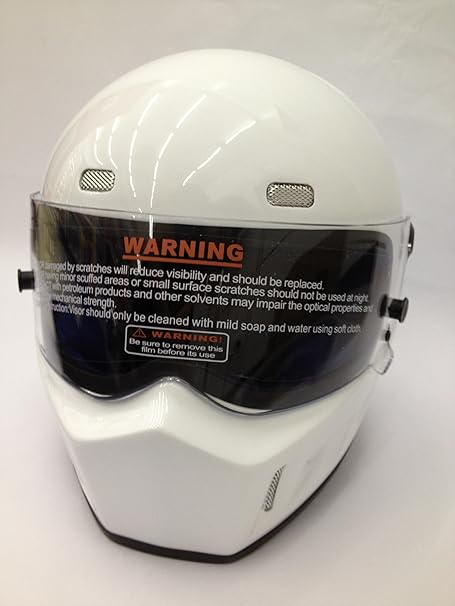 Amazon Helmets Jp Atv 1 バンディット風 White ホワイト 白 Xl 61 62cm Size オフロード 車 バイク