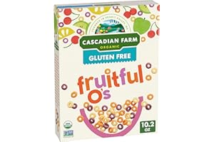 Cascadian Farm Organic Fruitful O's Cereal, Gluten Free, Made with Whole Grain, 10.2 oz