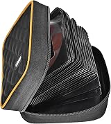 UENTIP Nylon CD/DVD Case Car Wallet 48 Discs Portable Zippered Organizer view 6