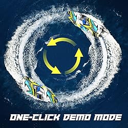 DEERC Brushless Remote Control Boat, 30+ mph Racing