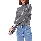 Forever 21 Womens Mineral Wash Mock Neck Sweater