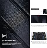 MY KILOMETRE Jammer Swimsuit Mens Solid Long Racing Training Black S view 6
