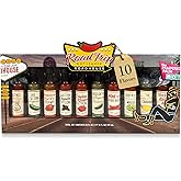 Road Trip RoadHouse Smokehouse Hot Sauce Gift Set – 10 Pack Sauce Sampler, Flavorful Spicy Gift set Variety
