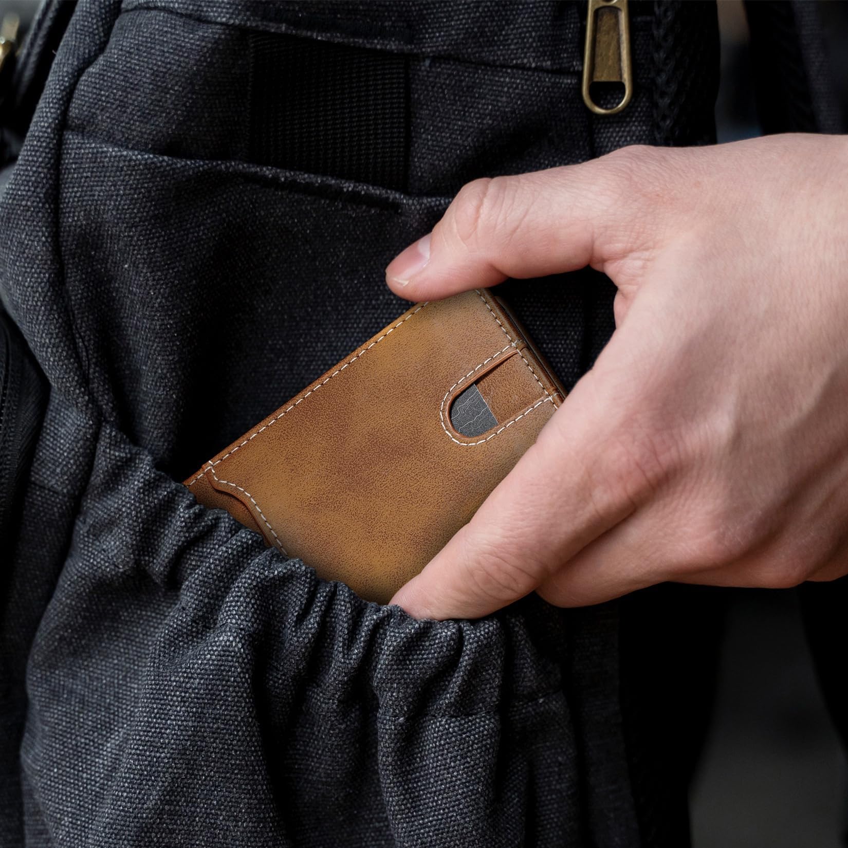 furid Smart Wallet For Men Slim: Rfid Minimalist Pop Up Wallets with Money Clip Metal Credit Card Holder - Gifts for Husband Father at Birthday Anniversary