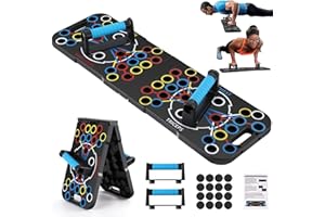 flygeneral Push Up Board, Foldable Pushup Bar, Home Fitness Equipment, Strength Training Equipment for Men and Women.