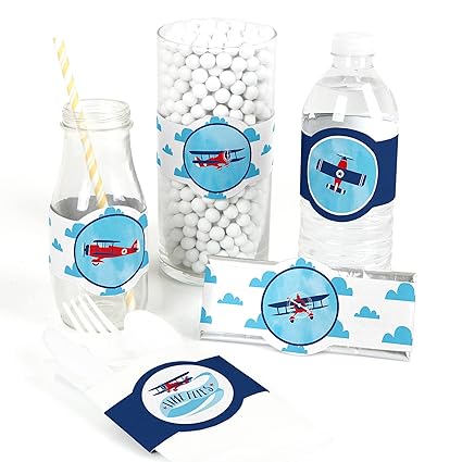 Amazon Com Taking Flight Airplane Diy Party Supplies Vintage