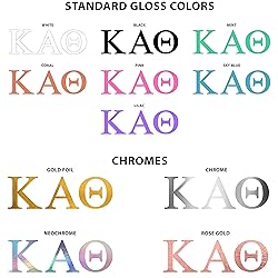 Pro-Graphx Kappa Alpha Theta Greek Sorority Sticker