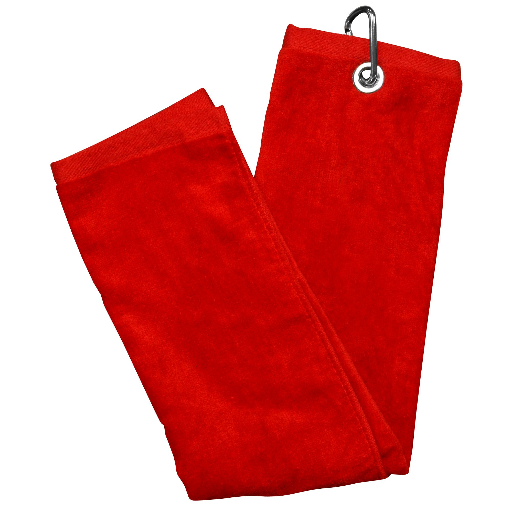 Longridge Luxury 3 Fold Golf Towel - Red
