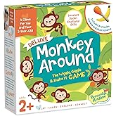Peaceable Kingdom Deluxe Monkey Around First Game for Toddlers | Deluxe active first game for toddlers&mdash;dance and play with beanbag banana and maraca. Cooperative bonding, ages 2+