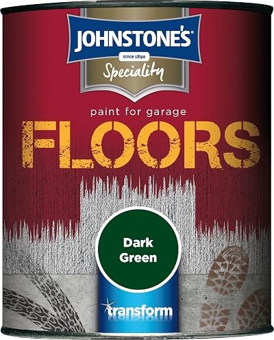 Johnstone's Garage Floor Paint Dark Green 750 ml