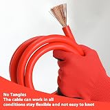 TLGREEN 6M Extra Long Jump Leads 1500A Heavy Duty Jump Cables with Gloves view 3