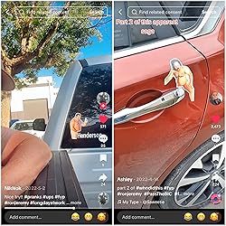 Generic 8 Funny Prank Stickers for Cars and Door