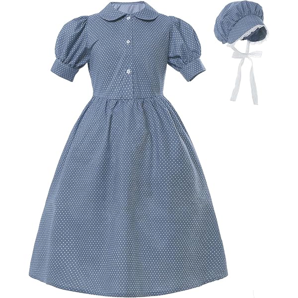 short sleeve pioneer dress Colonial Maid Dress Women Victorian Pioneer Dress Civil War Prairie Colonial Dress Outfit