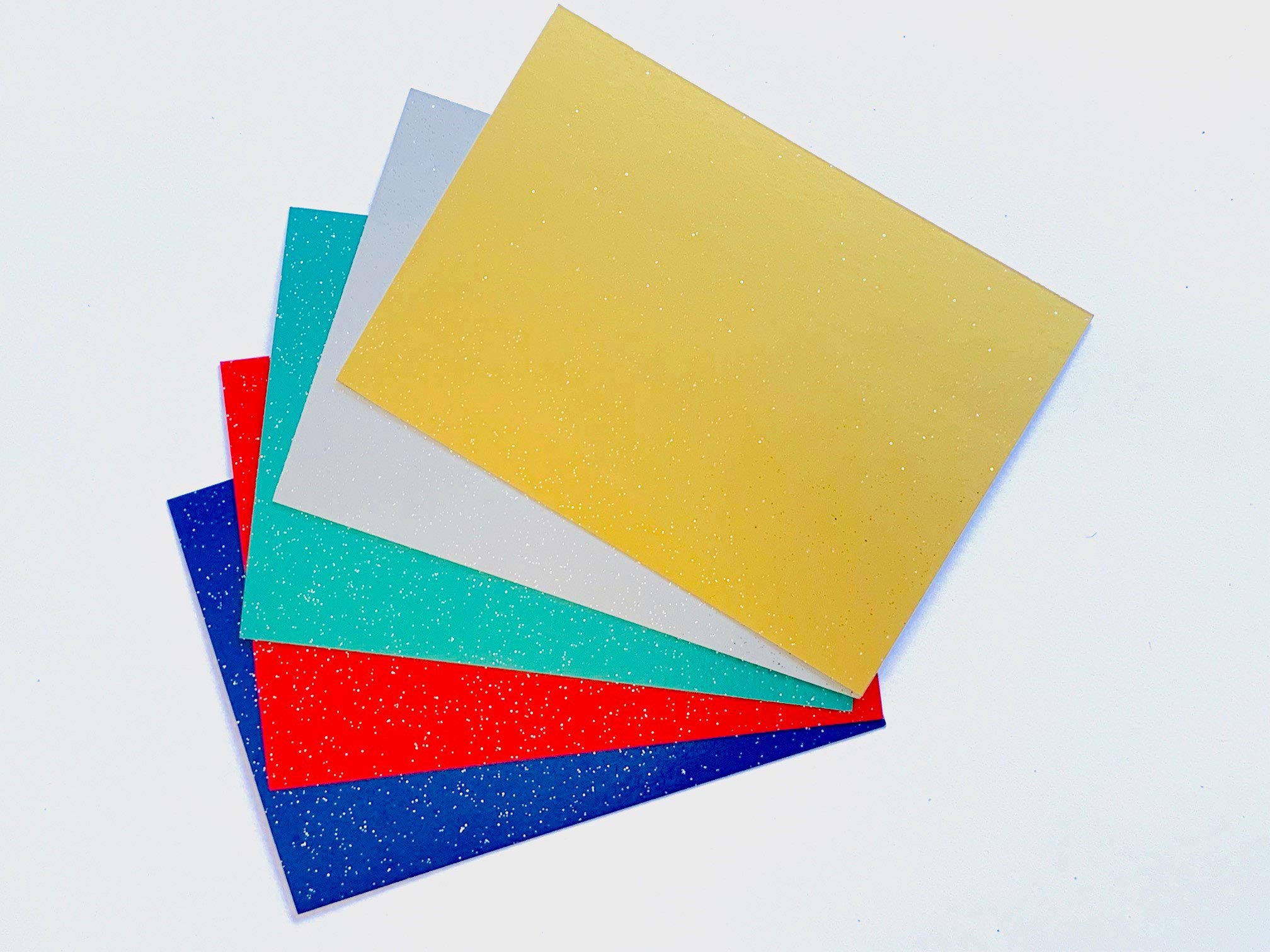 House of Card & Paper Asstd Glitter Card A5 240gsm (Pack of 30 Sheets)
