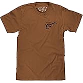 Tee Luv Men's Faded Original Coors Beer Double Sided Rodeo Cowboy Bronco Shirt